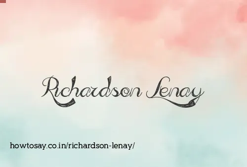 Richardson Lenay