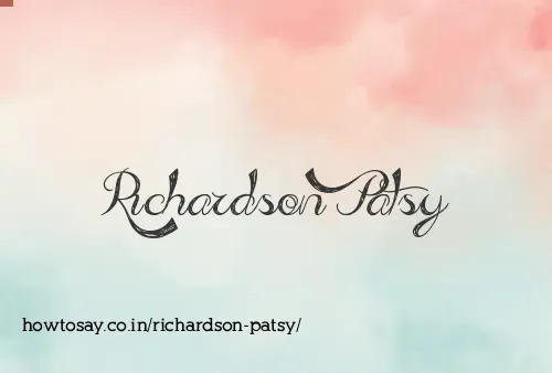 Richardson Patsy