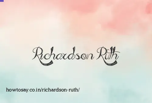 Richardson Ruth
