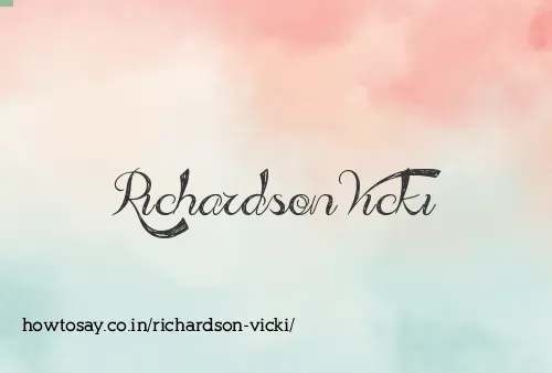 Richardson Vicki