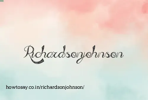 Richardsonjohnson