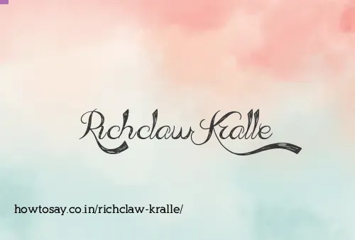Richclaw Kralle