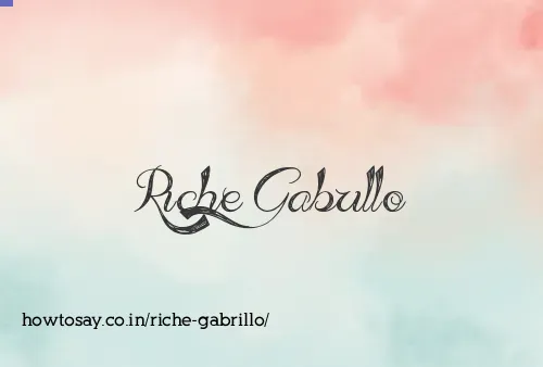 Riche Gabrillo