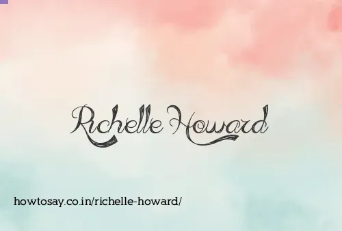Richelle Howard