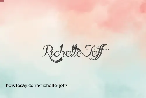 Richelle Jeff