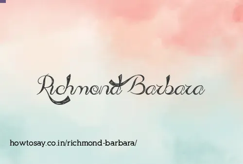 Richmond Barbara
