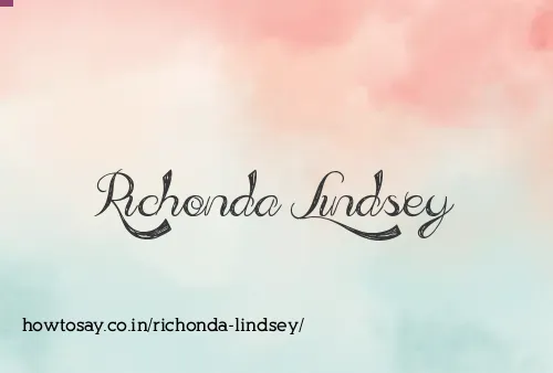 Richonda Lindsey