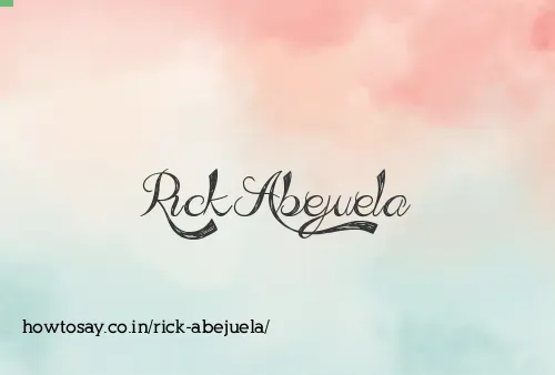 Rick Abejuela