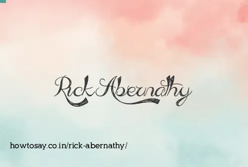 Rick Abernathy