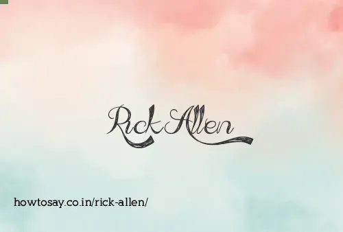 Rick Allen