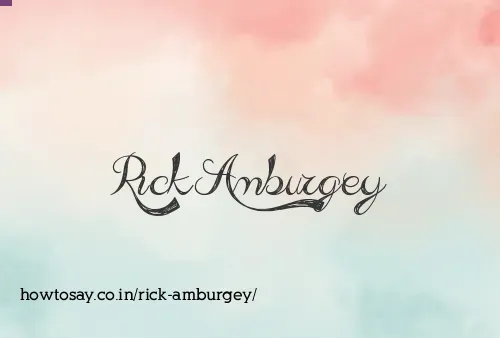 Rick Amburgey