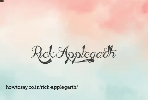 Rick Applegarth