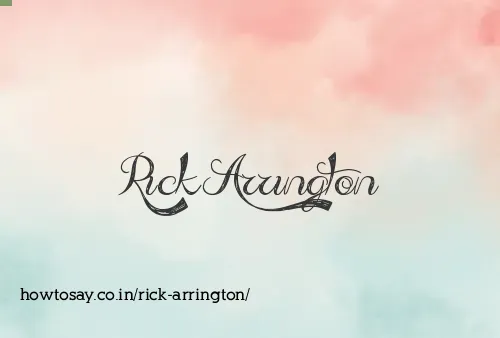 Rick Arrington