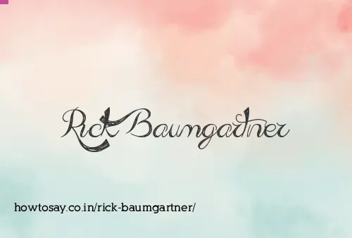 Rick Baumgartner