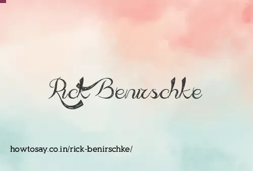 Rick Benirschke