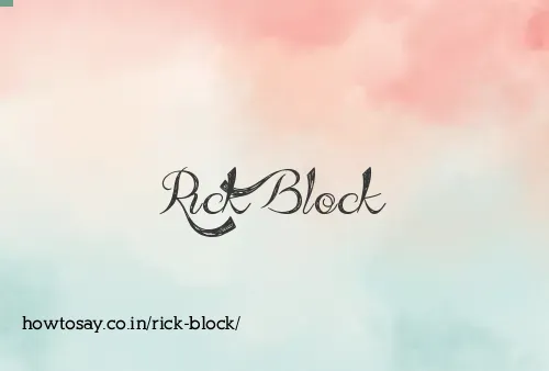 Rick Block
