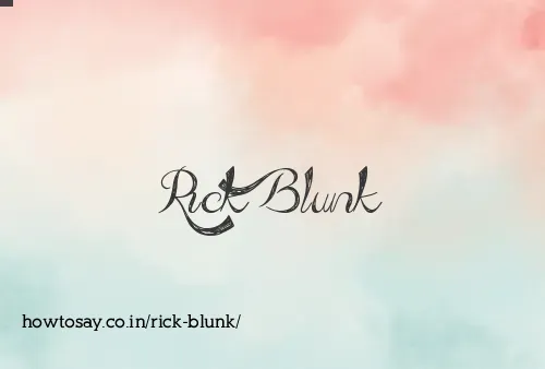 Rick Blunk