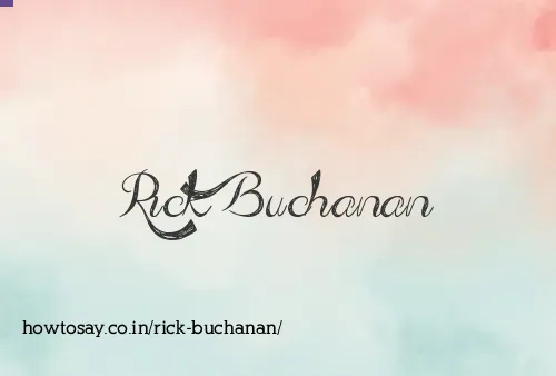 Rick Buchanan