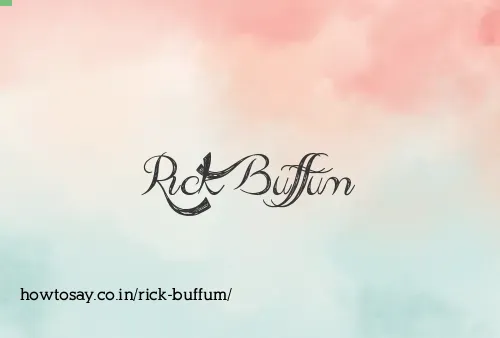 Rick Buffum