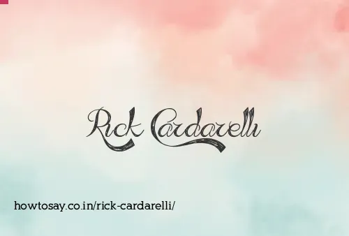 Rick Cardarelli
