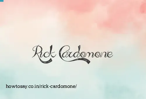 Rick Cardomone
