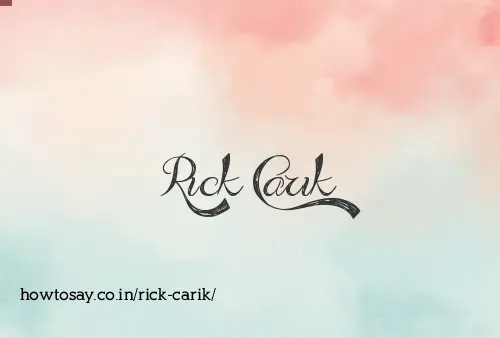 Rick Carik