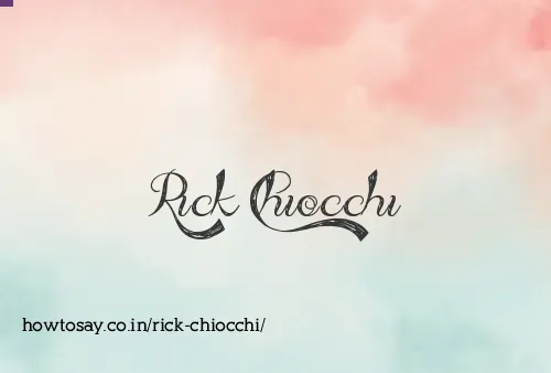 Rick Chiocchi