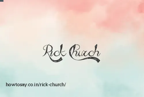 Rick Church