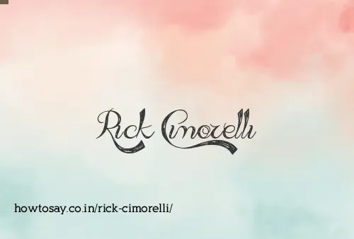 Rick Cimorelli