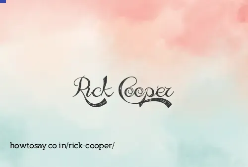 Rick Cooper