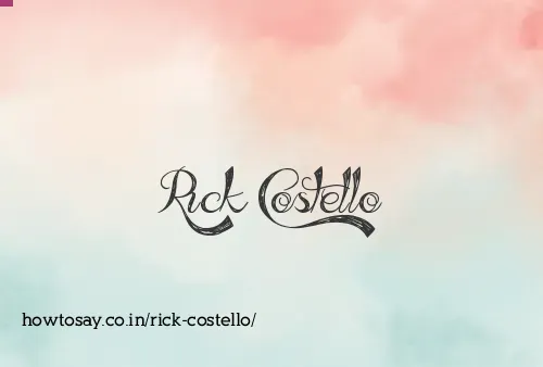 Rick Costello