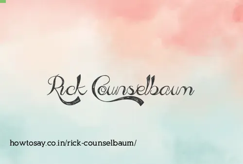 Rick Counselbaum