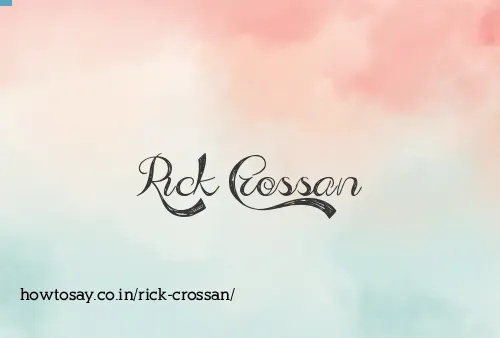 Rick Crossan