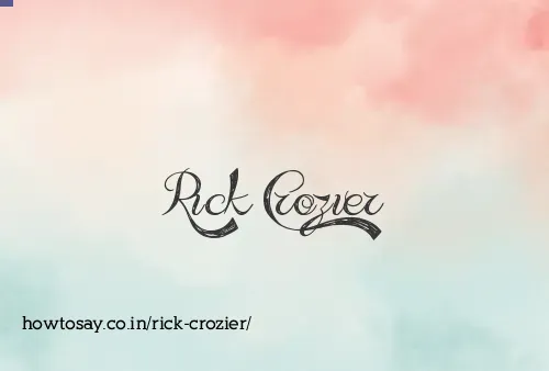Rick Crozier