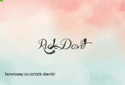 Rick Davitt