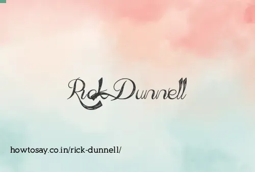 Rick Dunnell