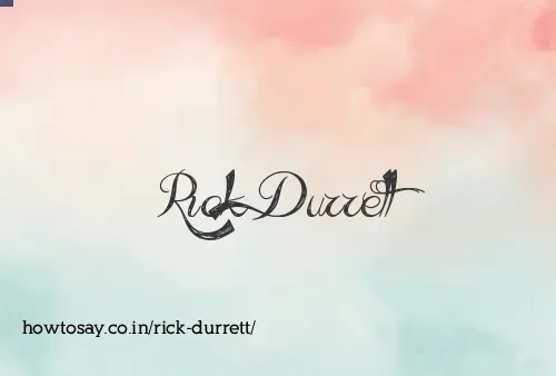 Rick Durrett