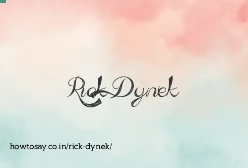 Rick Dynek