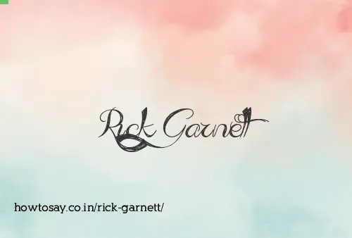 Rick Garnett