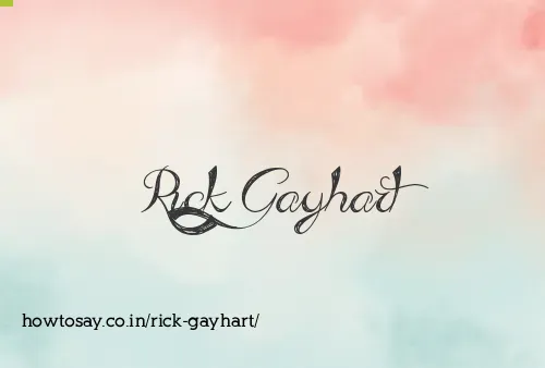 Rick Gayhart