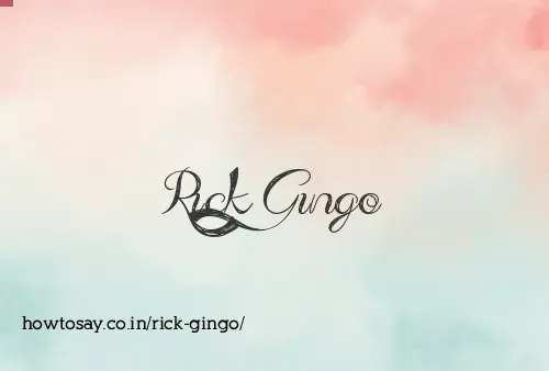 Rick Gingo