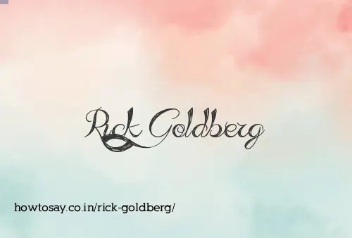 Rick Goldberg