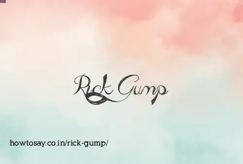 Rick Gump