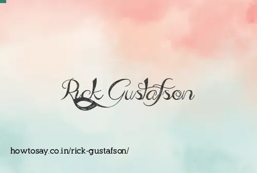Rick Gustafson