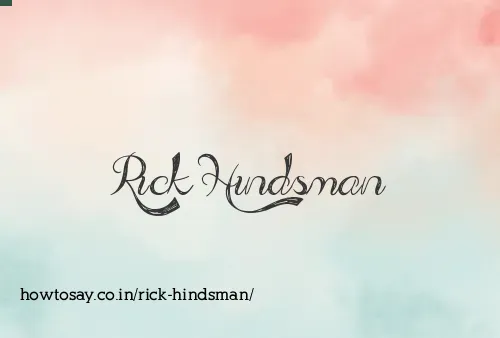 Rick Hindsman