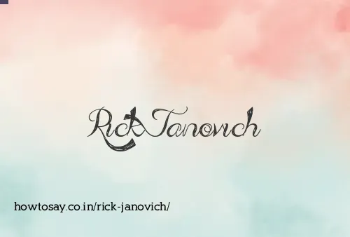 Rick Janovich