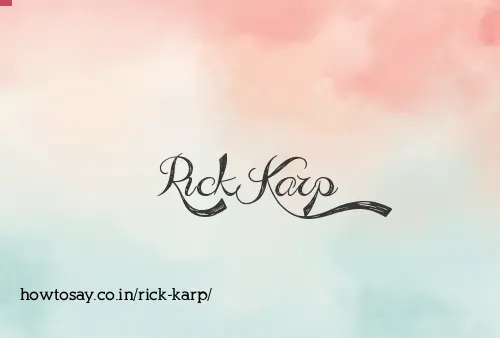 Rick Karp