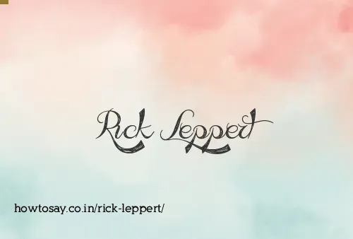 Rick Leppert