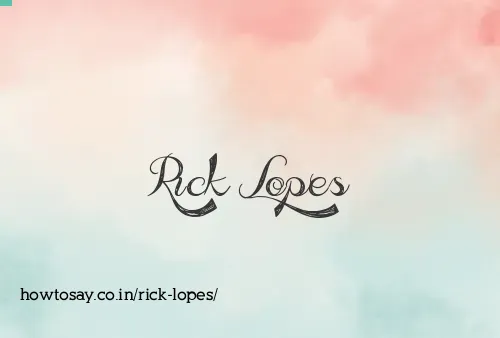 Rick Lopes