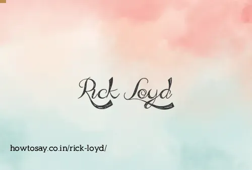 Rick Loyd